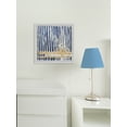 thumbnail image 4 of Parvez Taj "Blue Verticals" Framed Painting Print, 4 of 6