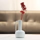thumbnail image 4 of Floreros de cerámica para de , jarrones para decoración de estantes, adornos artesanales blanco Zulema Florero Minimalismo, 4 of 8