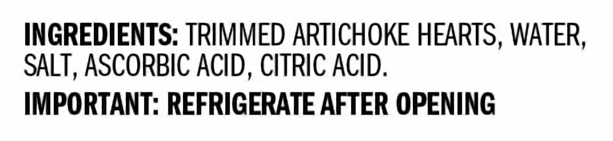 (3 pack) Cara Mia Gluten Free Non-GMO Artichoke Hearts in Water, 14.75 oz Jar