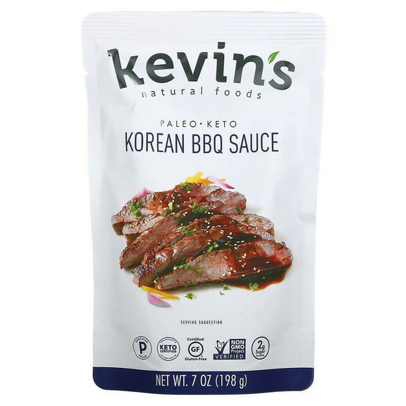 Kevin's Natural Foods, Korean BBQ Sauce, Mild, 7 oz Pack of 2