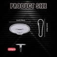 thumbnail image 4 of 100Pack Ceiling Hooks Adhesive Removable Wall Hanger, 4 of 5