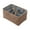 Brown, variant on Storage Basket Fabric Woven Organizer with Compartment Sections for Bag Storage Large Capacity Washable Household Organization And Tidying