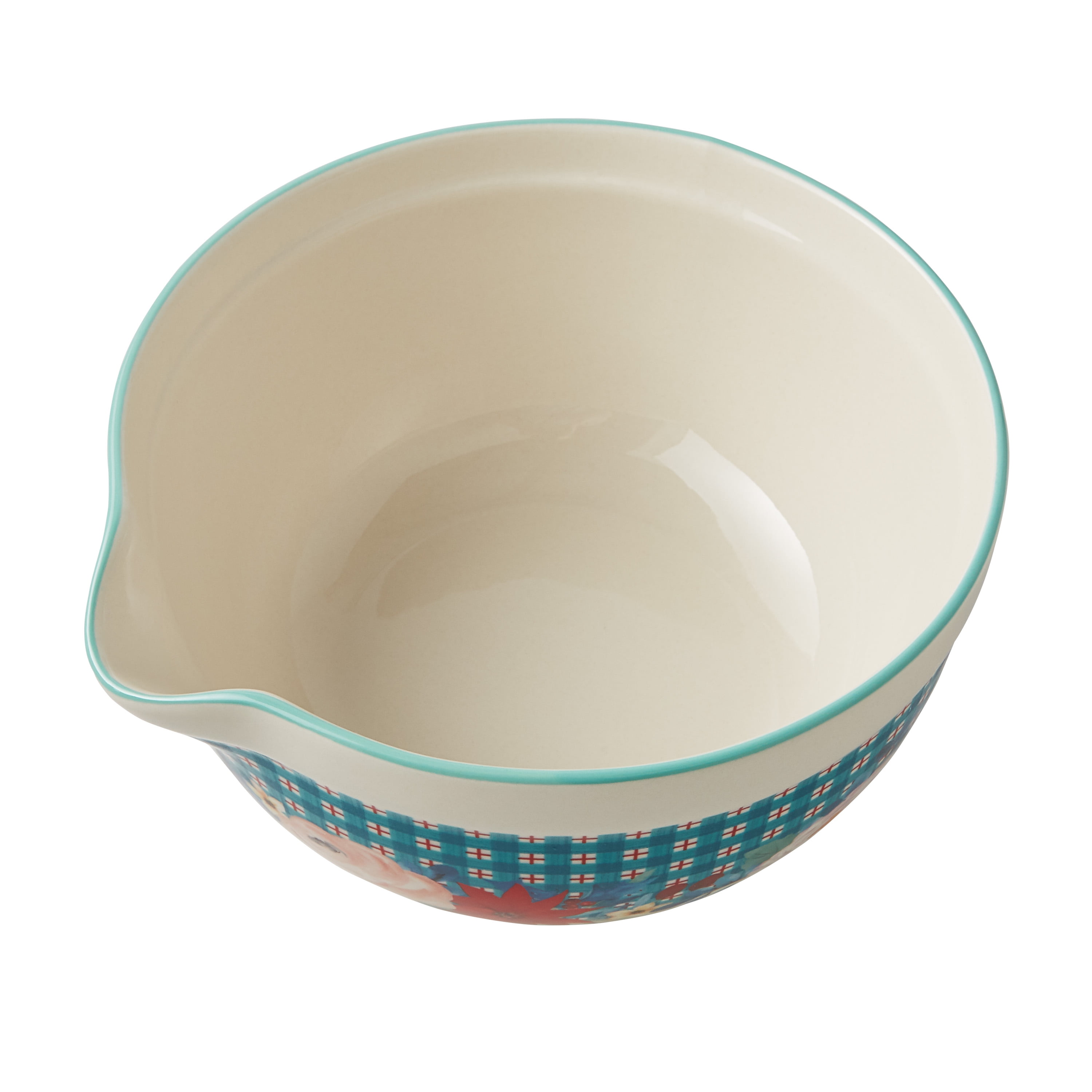 The Pioneer Woman PWS296881814405 Fancy Flourish 3-Piece Ceramic Mixing  Bowl Set