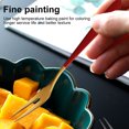thumbnail image 3 of Cateissary Tenedor de fruta de acero inoxidable, tenedores de postre de pastel dorado, Mini tenedor encantador usado para pastel en fiesta, Oro rojo, 3 of 6