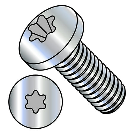 

5/16-18X3/8 6 Lobe Pan Machine Screw Fully Threaded Zinc (Pack Qty 2 000) BC-3106MTP