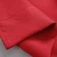thumbnail image 2 of Nvzi Solid Blackout Curtain Valance for Kitchen/Bedroom Rod Pocket Scalloped Valance Short Curtain Panels (52"x18",Red), 2 of 4