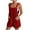 Red, variant on Summer Fashion Plus Size Womens Jumpsuit Trendy Clothes 2025 Button's Solid Casual Sleeveless Suspender Short Wide-leg Up to 65% off!