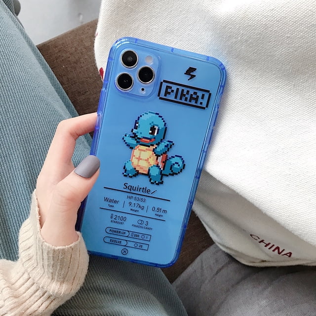 Pokémon Pikachu Funda De Personalidad Creativa Para iPhone 12 Pro Max Mini 11 X XR XS 7 8 Pluse SE 2020