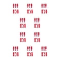 thumbnail image 1 of Riwesomey Terminal de crimpado de cable eléctrico, conectores de Cable profesional para electricista, accesorios de abrazadera de reparación de pala para Rojo 10piezas Riwesomey CBP437804, 1 of 4