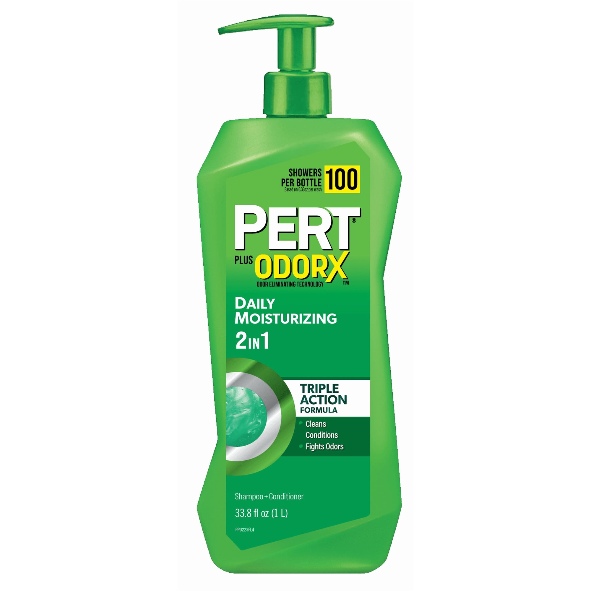 Pert Plus OdorX Daily Moisturizing 2-in-1 Triple Action Formula 33.8 fl oz