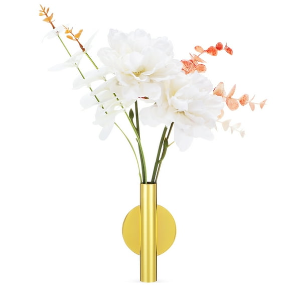 ORDDIART Succulent Wall Planter Golden Metal Construction For Small Spaces Wall Decor Scandinavian Style