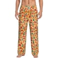 thumbnail image 2 of Lsque Travel And Tourism Print Men's Pajama Pants, Lounge Pant - Comfortable Home Wear,Elastic Waistband, Stylish Design-Small, 2 of 9