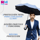 thumbnail image 4 of Sombrilla Paraguas Mango De Clip Portátil Plegable Waterprof azul cielo Chico, 4 of 5