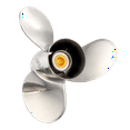 thumbnail image 2 of Solas Yamaha 3441-133-19 Titan, Stainless Steel 3-Blade Propeller, 2 of 3