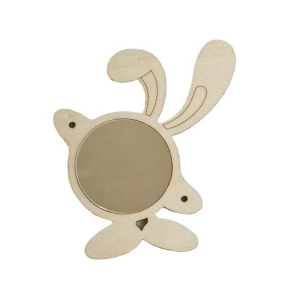 Tablero de actividades con piezas de Busy Board, tablero sensorial de juguete Montessori para niños en edad preescolar espejo de conejito