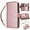 Rosegold, variant on Dteck Crossbody Wallet Case for Samsung Galaxy A13 4G, Soft PU Leather with 9-Card Slots Holder Kickstand, Handbag Zipper Flip Cover with Wrist Strap for Men Women,Rosegold