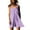 Purple, variant on Musuos Women Casual Summer Rompers Overalls Solid Color Sleeveless Backless Shorts Loose Jumpsuits with Pockets Streetwear