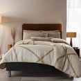 thumbnail image 7 of Vianney Rosette King Size Comforter Set Trendy Room Decor, 7 of 7