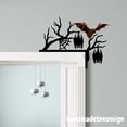 thumbnail image 2 of Handmadetneonsign Halloween Bats Door Corner Sign, Halloween Metal Door Topper, Door Corner Decor 70392, 2 of 4