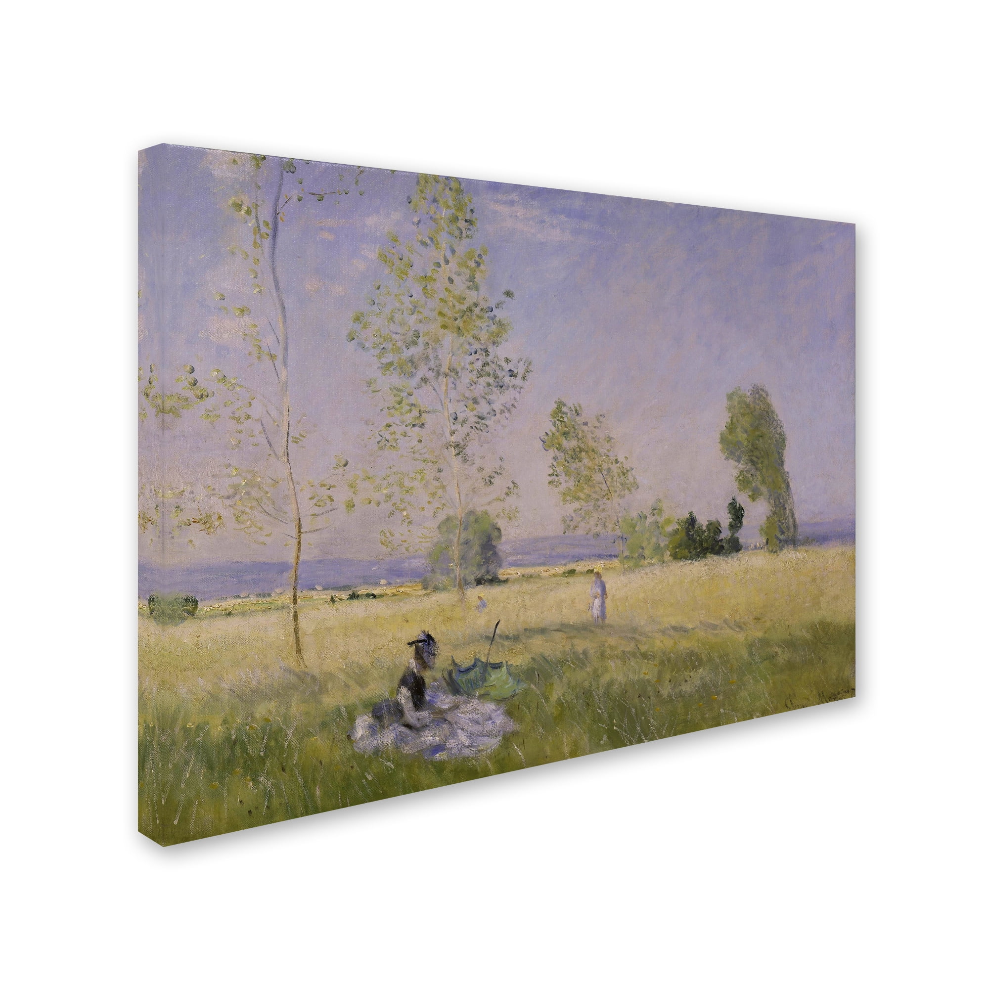 Trademark Fine Art Landscape Canvas Art ' Summer ' by Monet