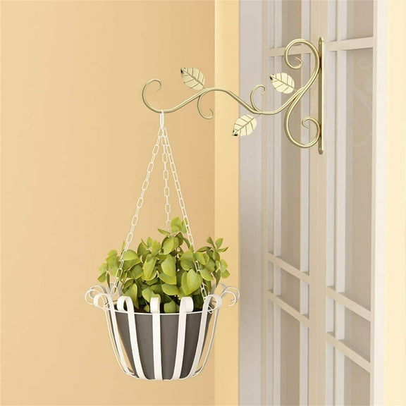 Heavy Duty Iron Wall Hanger Hook for Indoor Outdoor Plant Pots Lanterns Wind Chimes and Decorations