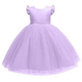 thumbnail image 2 of Xdegoge Girls Clothing Dresses for Girls 7-8 Puffy Tutu Sundress Ruffle Sleeve Double Fluffy Tiered Tulle Summer Dresses Wedding Birthday Party Princess Ball Gown Vestido Casual, 2 of 5