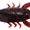 thumbnail image 3 of 10pcs Soft Fishing Lures PVC Crayfish Shrimp Artificial Soft Lures for Bass Fishing Dark Red Ten Pack, 3 of 4