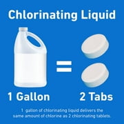 (2 pack) Pool Essentials Chlorinating Liquid for Swimming Pools, 1 Gallon