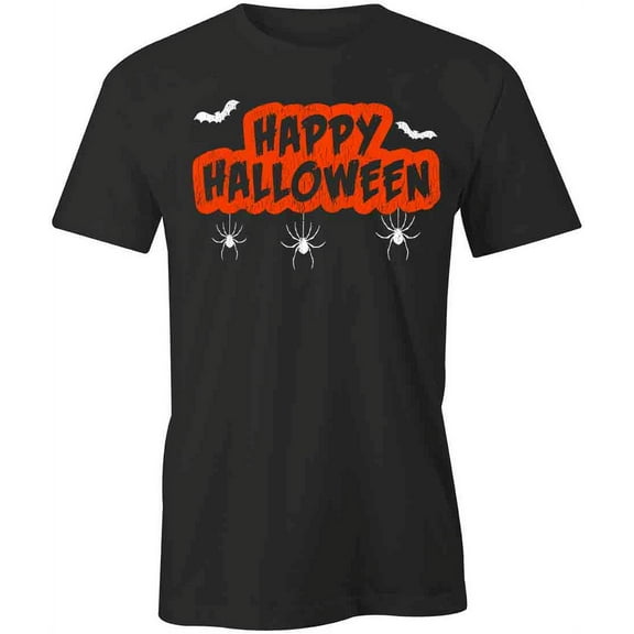 Happy Halloween T-Shirt | Cute Halloween Black Tee Gift