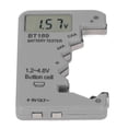 thumbnail image 1 of Probador De Batería, Probador De Batería Digital Carcasa ABS Compacta Universal Pantalla LCD En Tiempo Real Gris Para Baterías C AA AAA D N 9V 6F22, 1 of 7