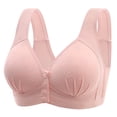 thumbnail image 4 of Warop Women's Front Closure Bra, Solid Color Wirefree Backless Seamless Push-Up Underwear, Supportive Lingerie for Everyday Wear, 4 of 9
