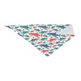thumbnail image 4 of Bingfone Colorful Shark-Washable Dog Scarf Triangle Adjustable Puppy Bandana Bib Handkerchief For Medium Large Dog Cat, 4 of 9