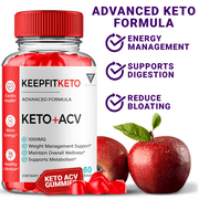 Keep Fit Keto ACV Gummies KeepFit Supplement, Keep Fit Maximum Strength Formula (60 Gummies)
