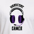 thumbnail image 3 of CafePress - Hardcore Gamer T Shirt - Fitted T-Shirt, Vintage Fit Soft Cotton Tee, 3 of 4