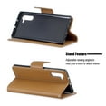thumbnail image 2 of Galaxy Note 10 Plus Case, Note 10 Plus 5G Case,Allytech Slim PU Leahter Kickstand Detachable Wrist Strap Anti-Scratch Folio Cards Pocket Wallet Cases Covers for Samsung Galaxy Note 10 Plus, Brown, 2 of 6