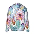 thumbnail image 2 of Picia Cactus Women's Men's UPF 50+ Sun Protection Hoodie Shirt Long Sleeve SPF Fishing Outdoor UV Hiking Lightweight Shirts-3X-Large, 2 of 9