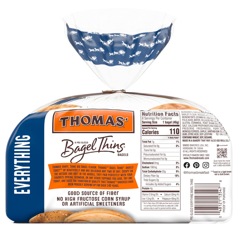 Thomas Everything Bagel Nutrition Facts Besto Blog