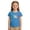 Blue, variant on Kids Casual Short Sleeve T Shirt With Italy Graphic Print Round Neck Tee For Boys Girls Junior Girls Tops