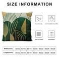 thumbnail image 5 of Chilfamy Boho Pillow Covers, Green Gold Farmhouse Decorations Throw Pillow Covers Boho Leaves Tropical Outdoor Decorative  Cushion Case for Couch Sofa Home White, 5 of 5