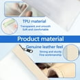 thumbnail image 4 of 4 Pack Clear Pencil Pouch with Zipper, Transparent Zipper Pouch Bags, Multi-Purpose Zippered Pen Holder Pencil Case, Cosmetic Makeup Bag for Stationery Classroom Office Organizer (4 Colors), 4 of 7