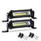 thumbnail image 1 of RV 2 uds luz LED de trabajo para coche COB 9W mini pequeña fila reacondicionada foco luz de circulación diurna luz auxiliar para motocicleta Rojo Verde, 1 of 5