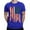 Blue, variant on snowsong Men's Retro Casual Short Sleeve Men's T Shirt Round Neck American Independence Day Print Mens Shirts Summer Tops T Shirts For Man Black L