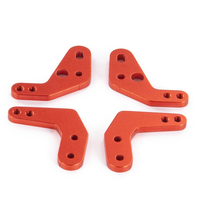 Vogacara RC GOFFLOW soporte amortiguador RC pieza de coche cantidad constante de amortiguador para 1/10 Axial Scx10 Crawler RC pieza de Kits de construcción modelo Rojo