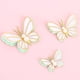 thumbnail image 5 of Juego de 3 adornos para tartas con forma de mariposa, adornos para tartas, decoraciones para fiestas de mujeres, decoraciones para comida, baby verde, 5 of 7