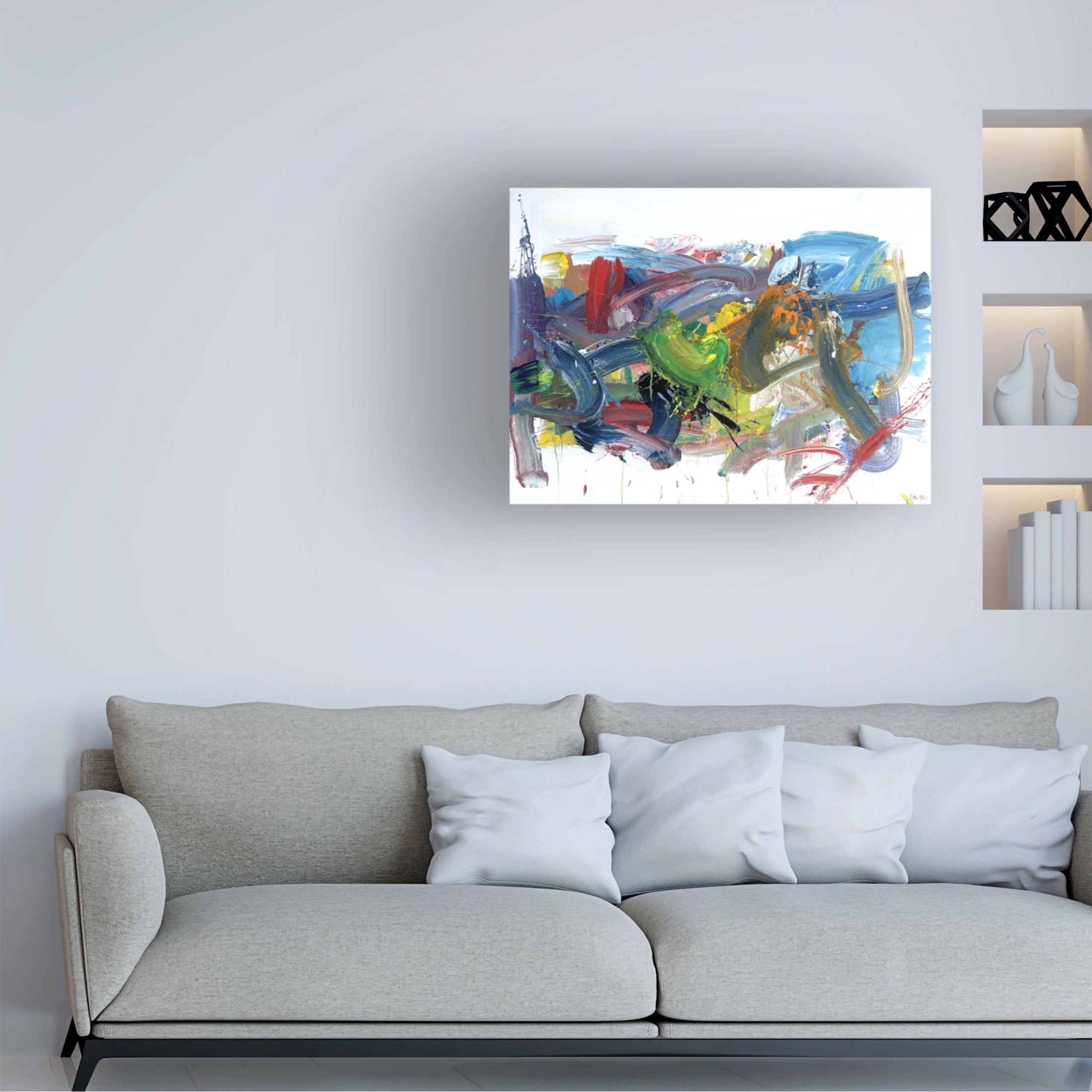 Canvas Wall Art - Fong Fai 'Harmony Of Nature' Wall Art for Living Room, Bedroom, or Office Décor by Trademark Fine Art - 32 x 24 Inches