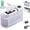 8Cubes Purple, variant on 12v Compact Portable Mini Ice Maker, Mini Machine with Car Adapter, Makes 10 Cubes in 15-20 Mins for Home Kitchens, Outdoor Spaces, Camping Places, RV (8Cubes White)