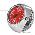 thumbnail image 4 of Hommes Femmes Doigt Montre, Bague Réglable Montre Cadran Rond Chiffres Romains Montre à Quartz Bague, 4 of 7