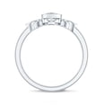 thumbnail image 2 of Rosec Jewels Lab Grown Diamond Heart Promise Ring - EF-VS Grade - Ready to Gift, 925 Sterling Silver, US 4.00, 2 of 8