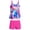 Z19-Hot Pink, variant on FUZHIQ Girls Tankini Swimsuits Size 14-16 Classic Color Block Little Girls' Swimwear Stretchy Two Piece Bathing Suit Beach Swimwear 7-16t