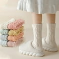 thumbnail image 3 of LKJYER Women Fuzzy Slipper Socks Winter Microfiber Soft Cozy Plush Fluffy Socks Warm Comfy Thermal Home Sleeping Socks, 3 of 7